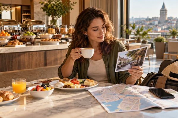 Otel kahvaltı paketini değerlendirme